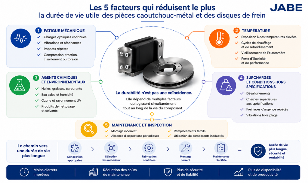 La durée de vie d'un composant commence bien avant sa fabrication. Conception, choix de l'élastomère, simulation numérique, fabrication, installation et maintenance font partie d'un même processus.